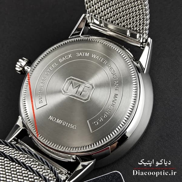 ساعت مچی مردانه اورجینال موتور ژاپن برند مینی فوکوس مدل Mf0115G.05 بند حصیری — تصویر ۷