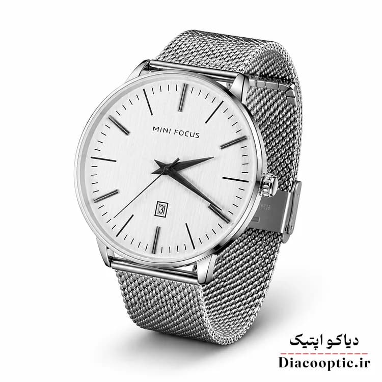 ساعت مچی مردانه اورجینال موتور ژاپن برند مینی فوکوس مدل Mf0115G.05 بند حصیری — تصویر ۲