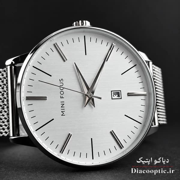 ساعت مچی مردانه اورجینال موتور ژاپن برند مینی فوکوس مدل Mf0115G.05 بند حصیری — تصویر ۵
