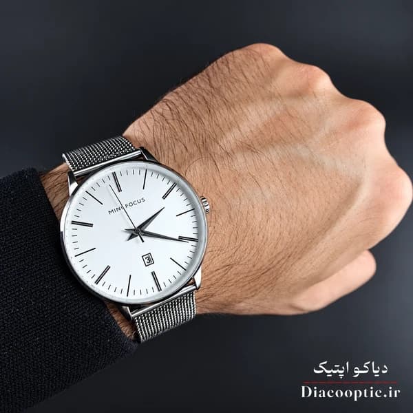 ساعت مچی مردانه اورجینال موتور ژاپن برند مینی فوکوس مدل Mf0115G.05 بند حصیری — تصویر ۹
