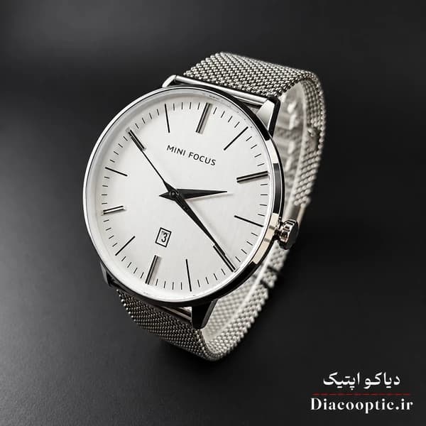 ساعت مچی مردانه اورجینال موتور ژاپن برند مینی فوکوس مدل Mf0115G.05 بند حصیری — تصویر ۴