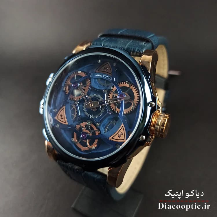ساعت مچی مردانه اورجینال موتور ژاپن برند مینی فوکوس مدل Mf0249G.04 بند چرم — تصویر ۱۱