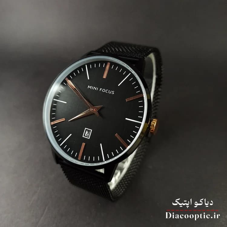 ساعت مچی مردانه اورجینال موتور ژاپن برند مینی فوکوس مدل Mf0115G.01 بند حصیری — تصویر ۱۱