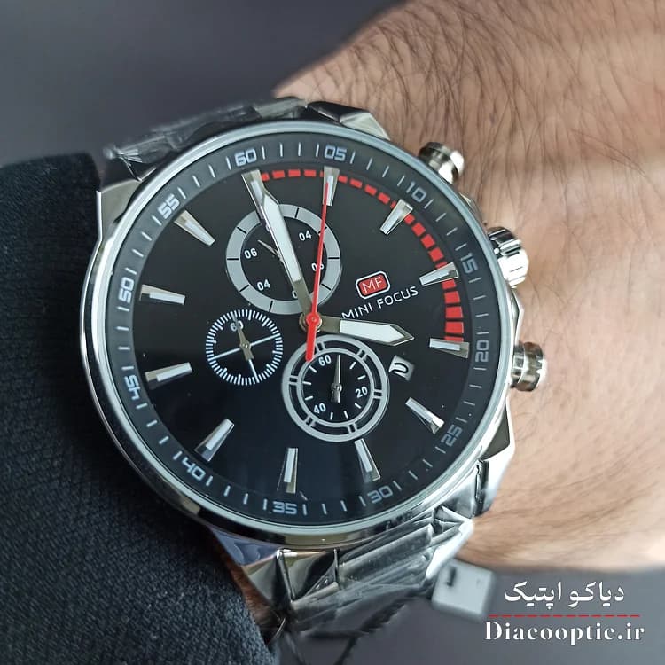 ساعت مچی مردانه اورجینال موتور ژاپنی برند مینی فوکوس سه موتور مدل Mf0085G.02 — تصویر ۹