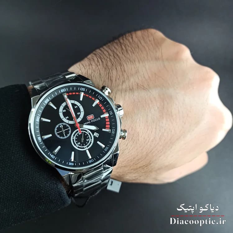 ساعت مچی مردانه اورجینال موتور ژاپنی برند مینی فوکوس سه موتور مدل Mf0085G.02 — تصویر ۸