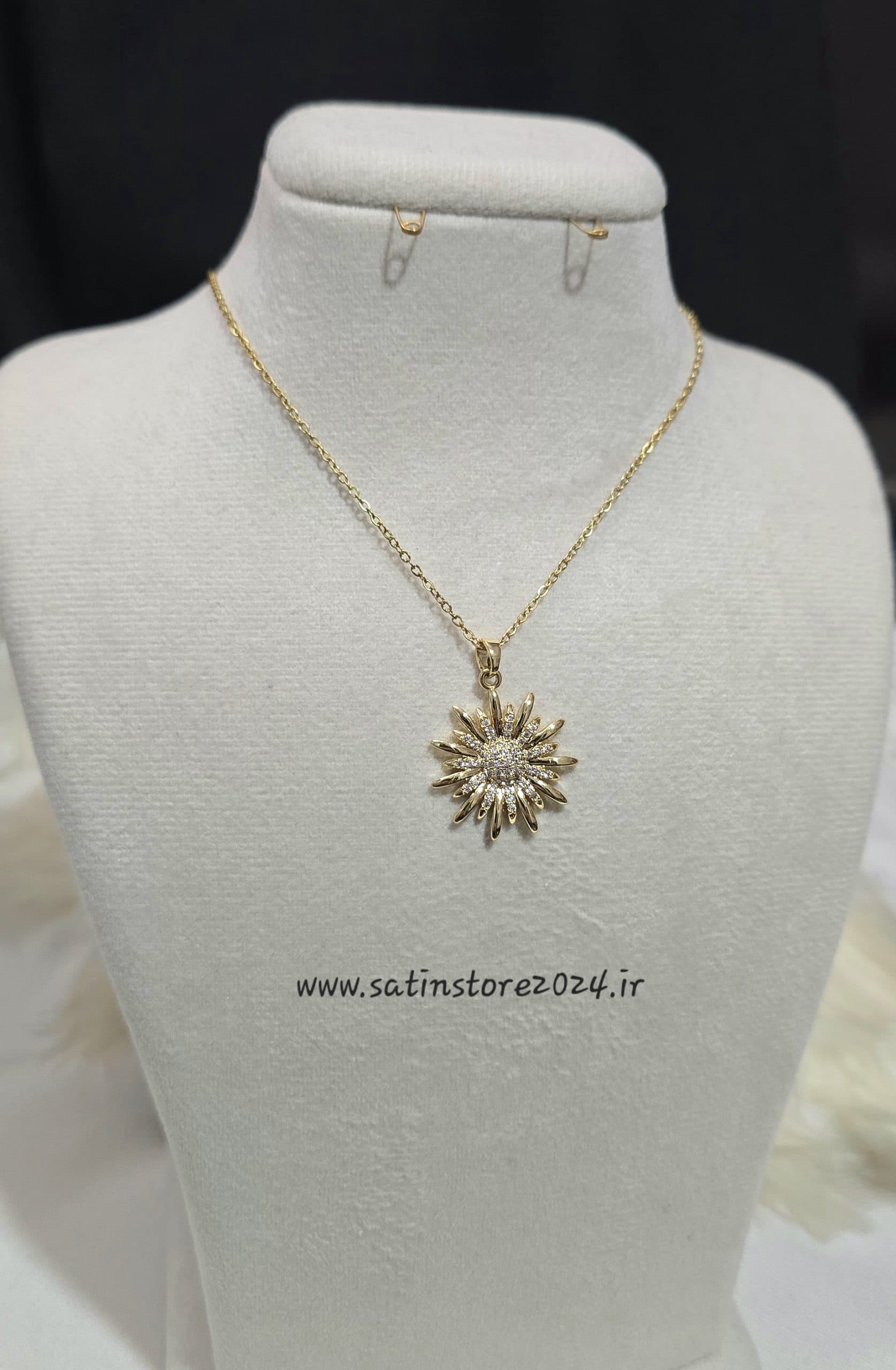 گردنبند طلایی استیل کد 1192 — تصویر ۴