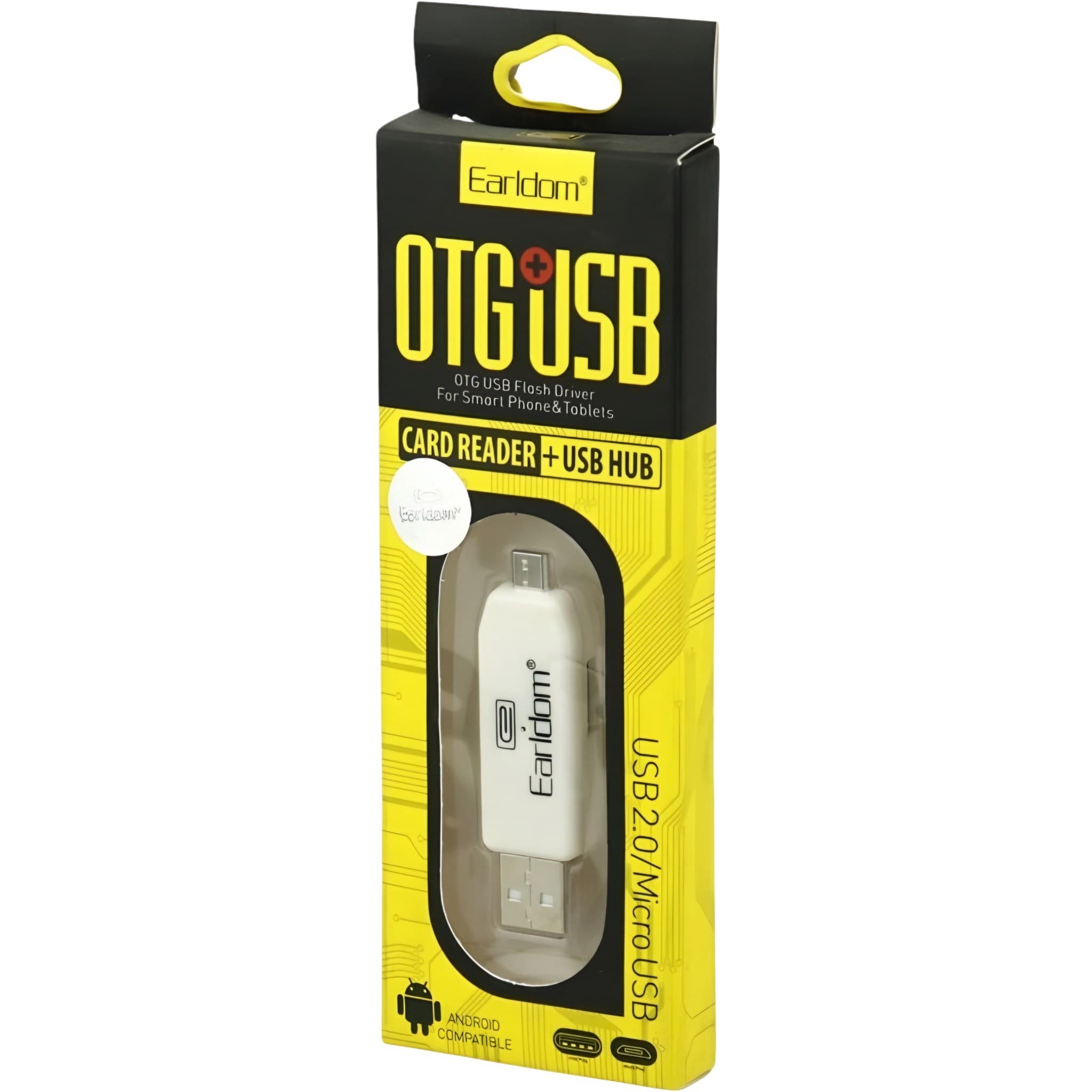 کارت ریدر Micro SD و OTG Micro USB Earldom — تصویر ۲