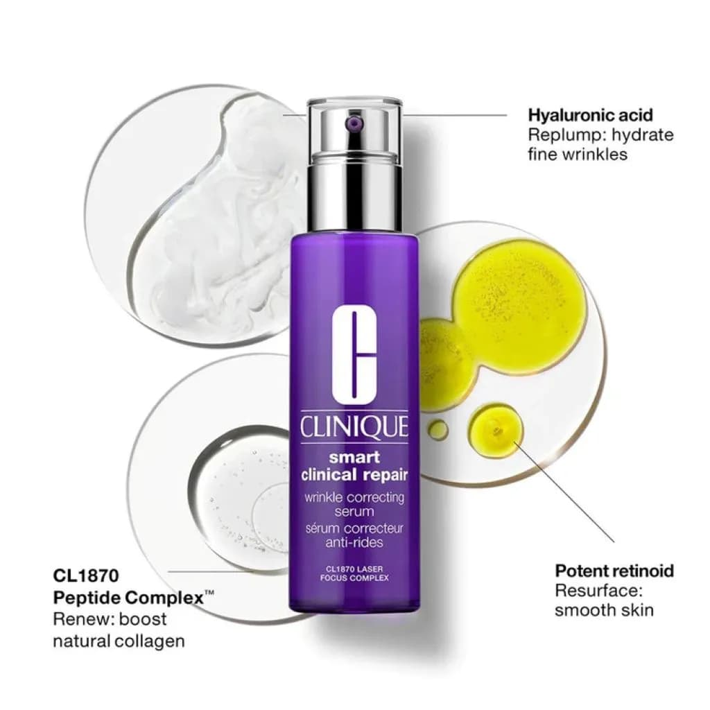سرم ضد چروک و ترمیم کننده کلینیک اسمارت کلینیکال ریپیر | Clinique Smart Clinical Repair™ Wrinkle Correcting Serum — تصویر ۳