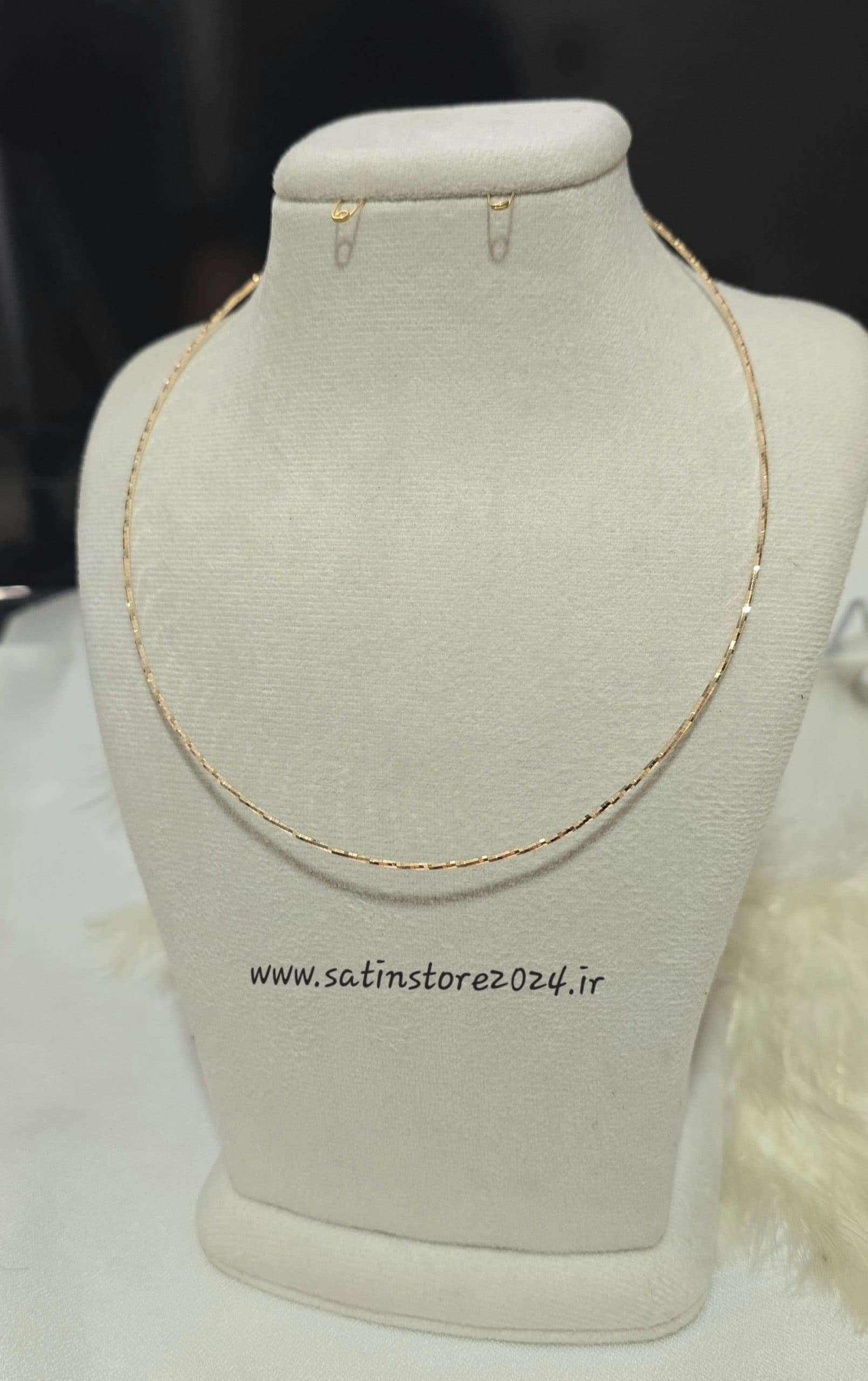گردنبند طوق ظریف ژوپینگ کد 1164 — تصویر ۳