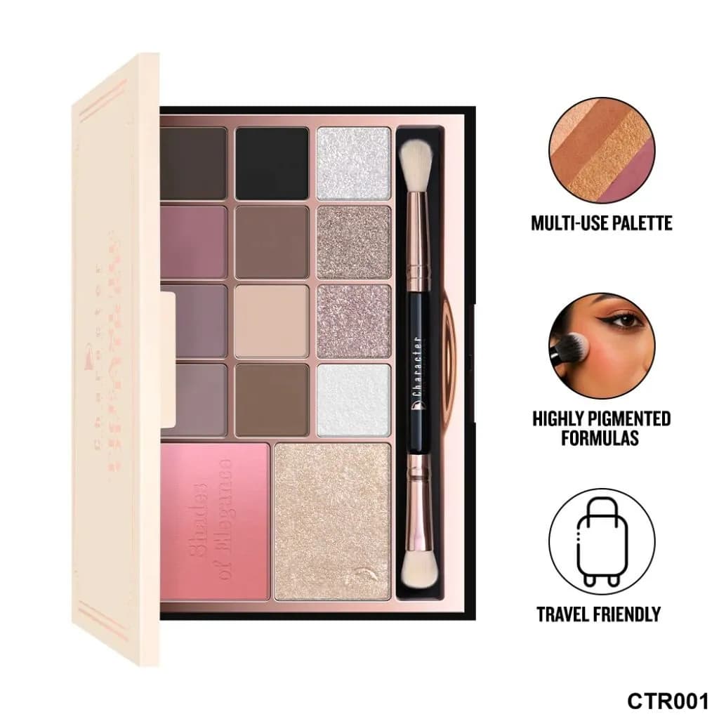 پالت صورت کارکتر شماره CTR001 مدل Treasure Of Three | Character Treasure Of Three Face Palette CTR001 — تصویر ۴