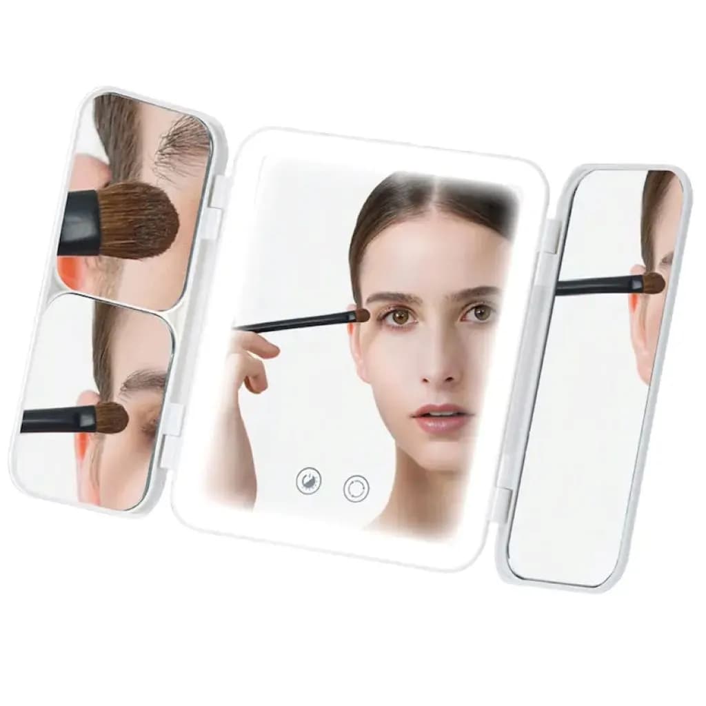 آینه و رینگ لایت آرایشی FC-051 هیوندای | Hyundai FC-051 Rechargeable Travel Makeup Mirror — تصویر ۳