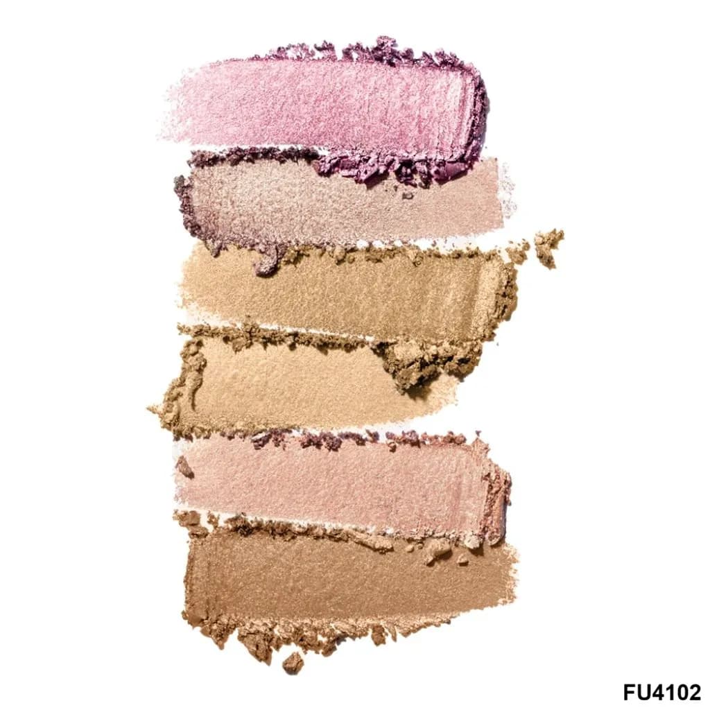 پالت هایلایتر FU4102 فیوچر میکاپ | Future Makeup 6 Color Highlighter Palette FU4102 — تصویر ۴
