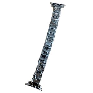 بند ساعت هوشمند طرح کارتیر سیلور سایز 42/44 میلیمتری