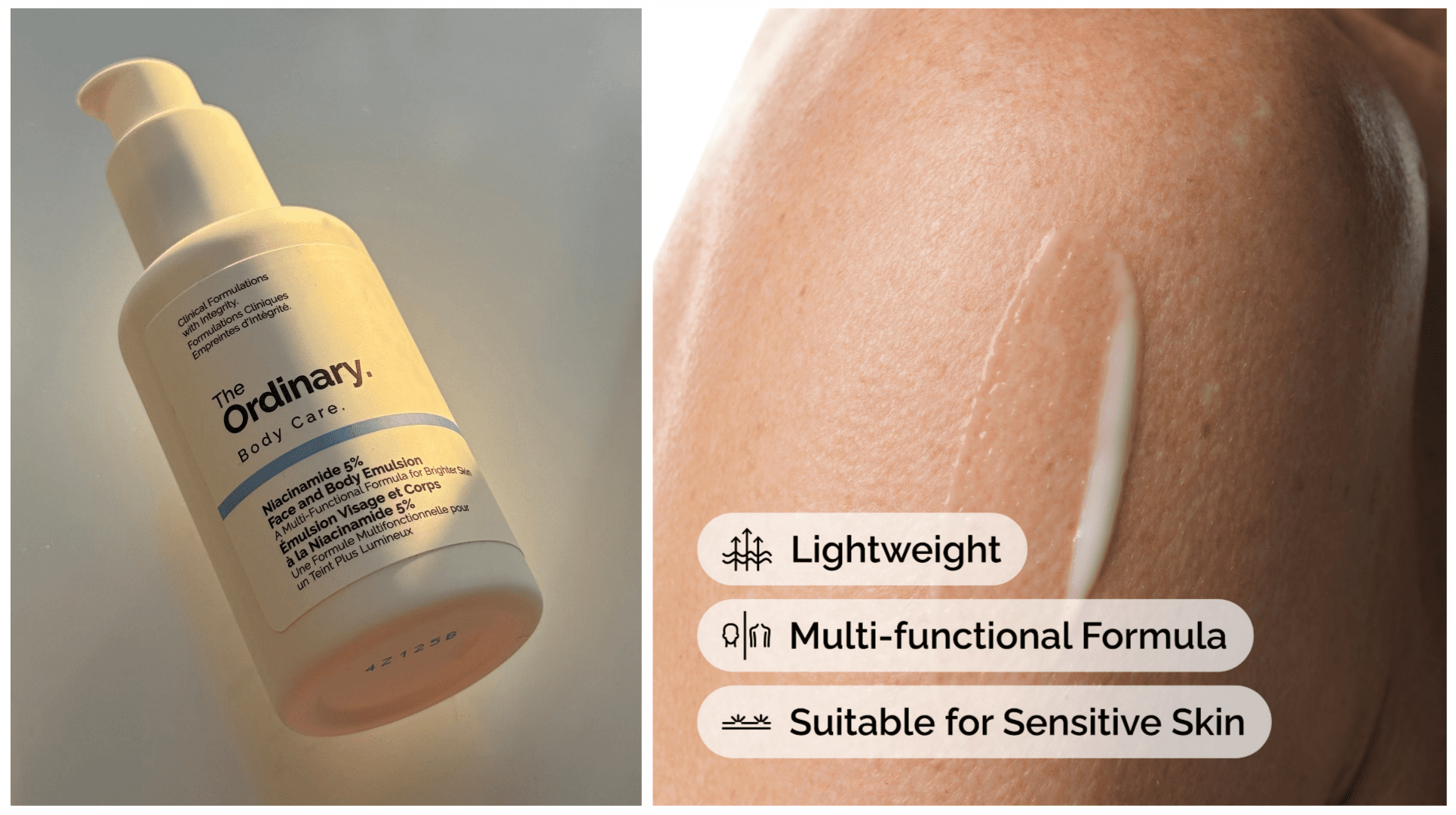 امولسیون روشن کننده صورت و بدن نیاسینامید 5% اوردینری The Ordinary — تصویر ۶
