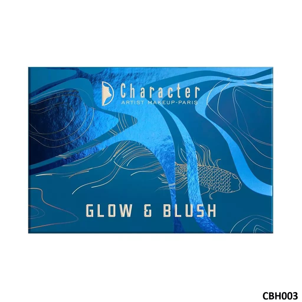 پالت رژگونه و هایلایتر کارکتر مدل Glow & Blush کد CBH003 — تصویر ۲