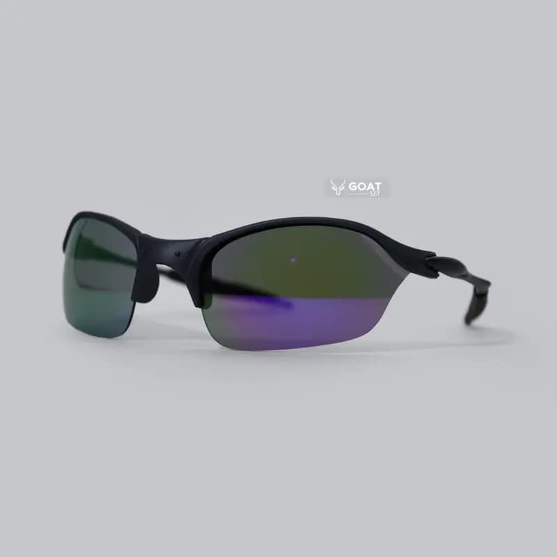عینک آفتابی نیم فریم اوکلی لنز بنفش | 2 oakley romeo