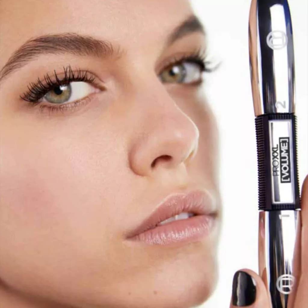 ریمل دو سر حجم دهنده لورآل مدل پرو ایکس ایکس ال والیوم | ProXXL Volume 2-Step Mascara – Black 12ml — تصویر ۳