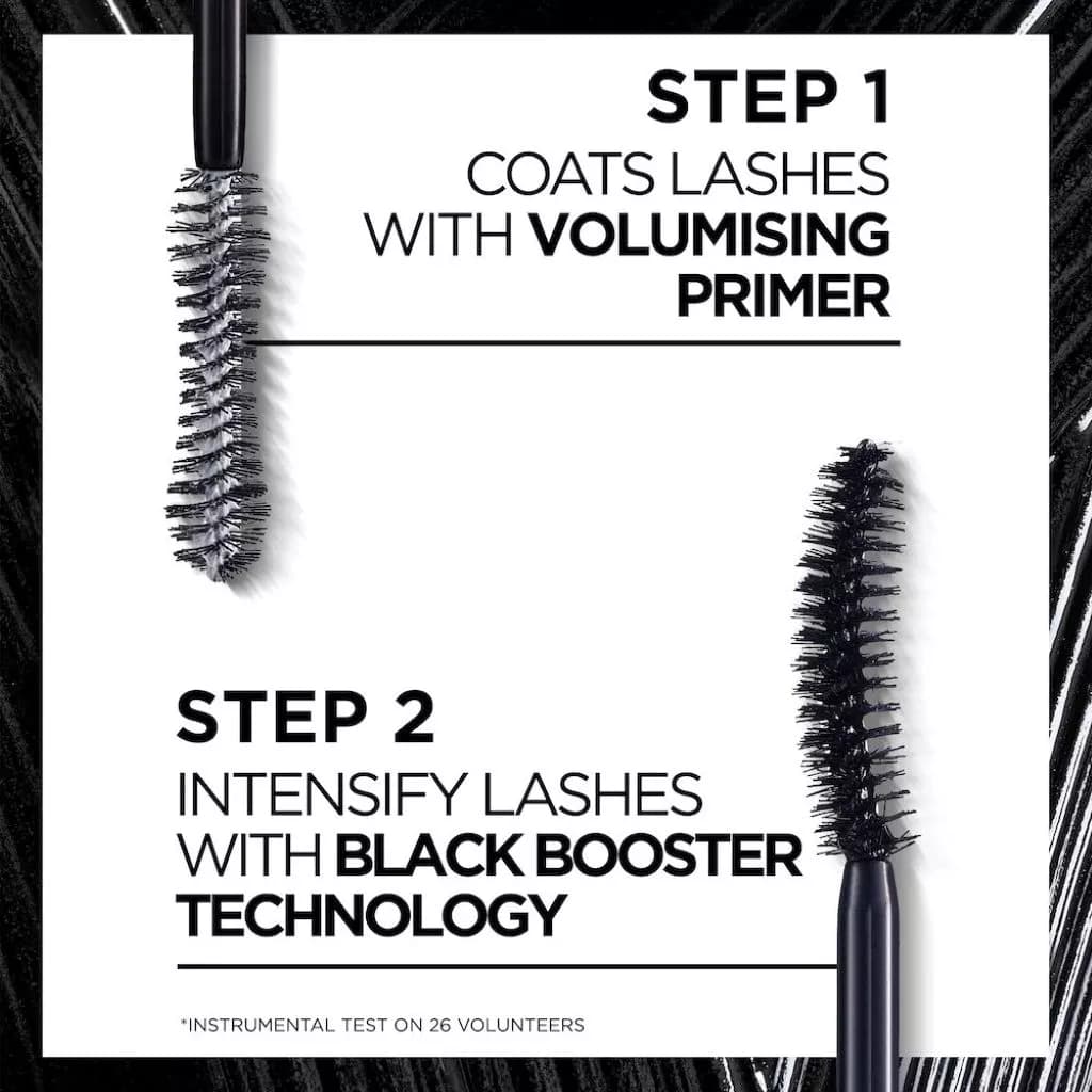 ریمل دو سر حجم دهنده لورآل مدل پرو ایکس ایکس ال والیوم | ProXXL Volume 2-Step Mascara – Black 12ml — تصویر ۶