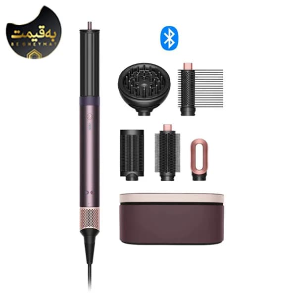 سشوار برسدار حالتدهنده دایسون مدل Airwrap Coanda 2X Jasper Plum HS09