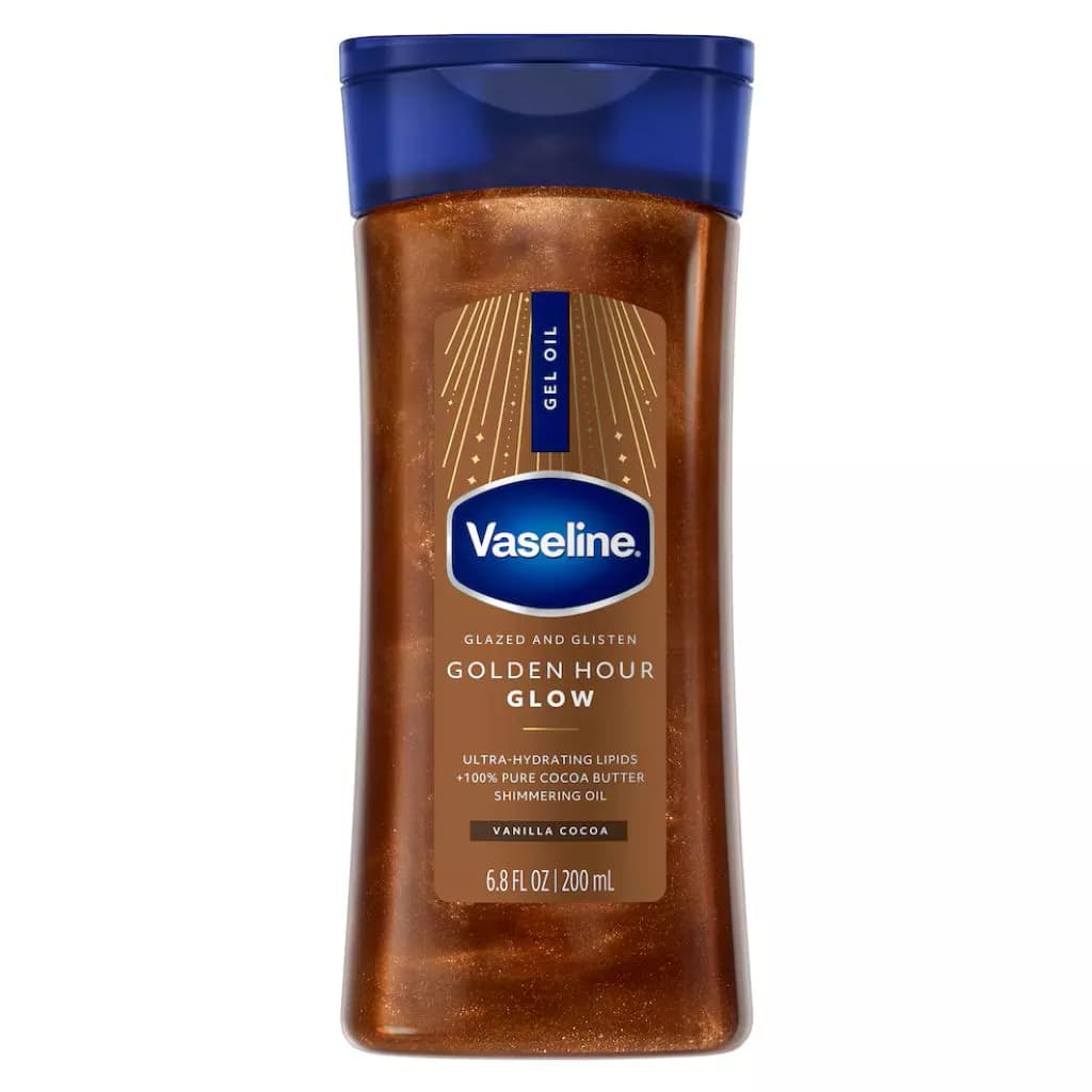 روغن بدن شاین دار golden hour glow وازلین Vaseline — تصویر ۲