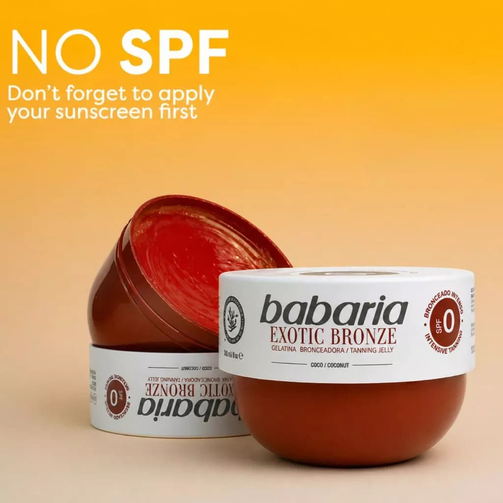 ژل برنزه کننده باباریا اگزاتیک برنز نارگیل SPF0 — تصویر ۴