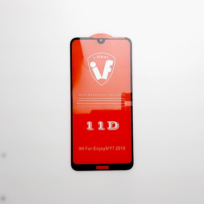 محافظ صفحه شیشه ای فول براق مشکی MI 9/HW Y7 2019 11D