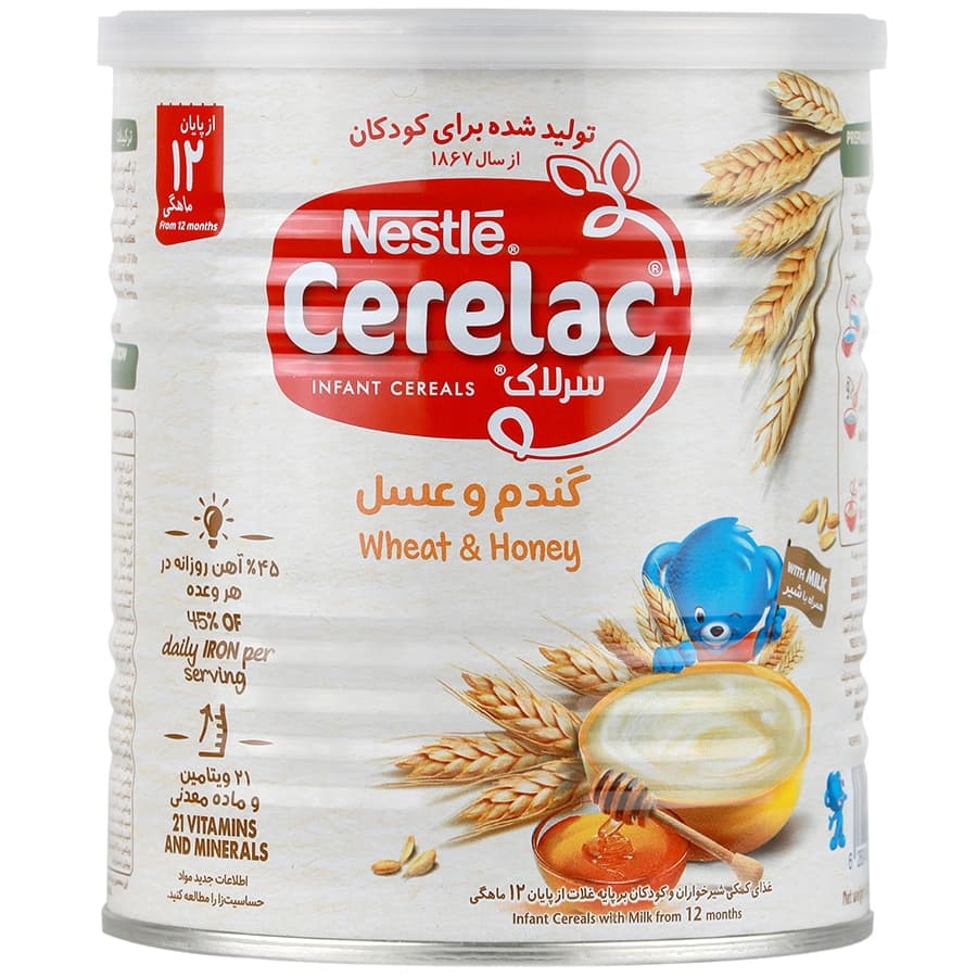 سرلاک نستله گندم و عسل