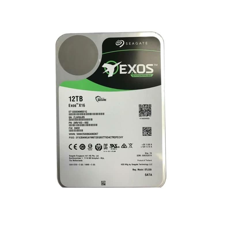 هارد دیسک اینترنال سیگیت مدل Exos X16 ST12000NM001G ظرفیت 12 ترابایت — تصویر ۱۲