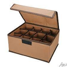 باکس جاجورابی دربدار 16 خانه