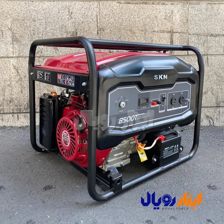 موتور برق بنزینی SKN 8500E مدل WM192FE استارتی — تصویر ۲