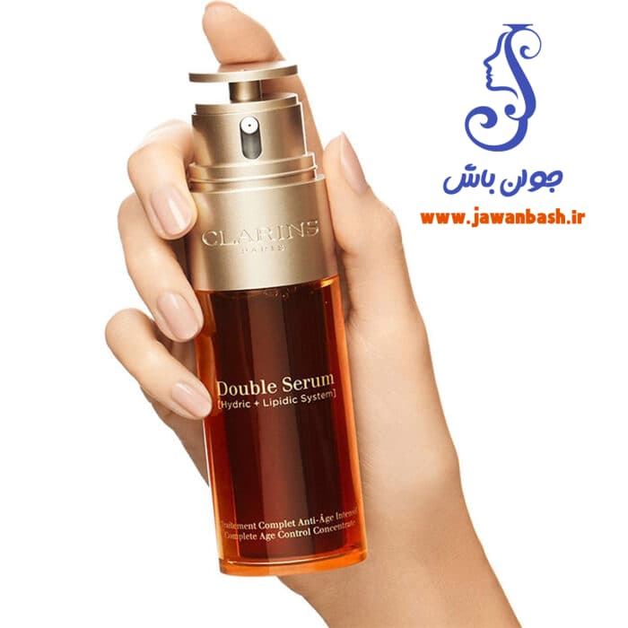 پک 2 عددی سرم جوانساز قوی صورت کلارنس CLARINS مدل Double Seru — تصویر ۲