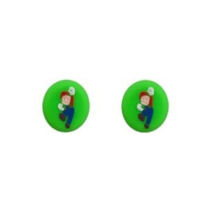 روکش آنالوگ دسته طرح Super mario سبز کد 1 دکمه (2عددی)
