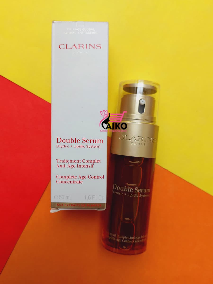 دابل سرم ضد چروک کلارنس CLARINS حجم 50 میل — تصویر ۶