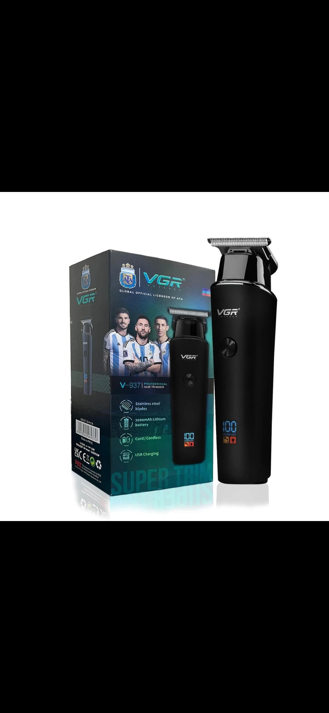ماشین اصلاح موی سر و صورت وی جی ار مدل 937 vgr — تصویر ۷