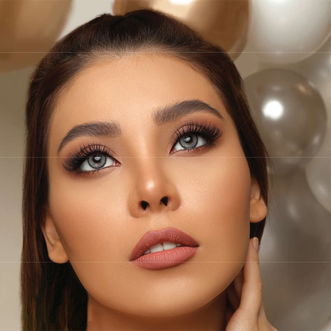 لنز طبی رنگی فصلی کریستال کالر Crystal color — تصویر ۵