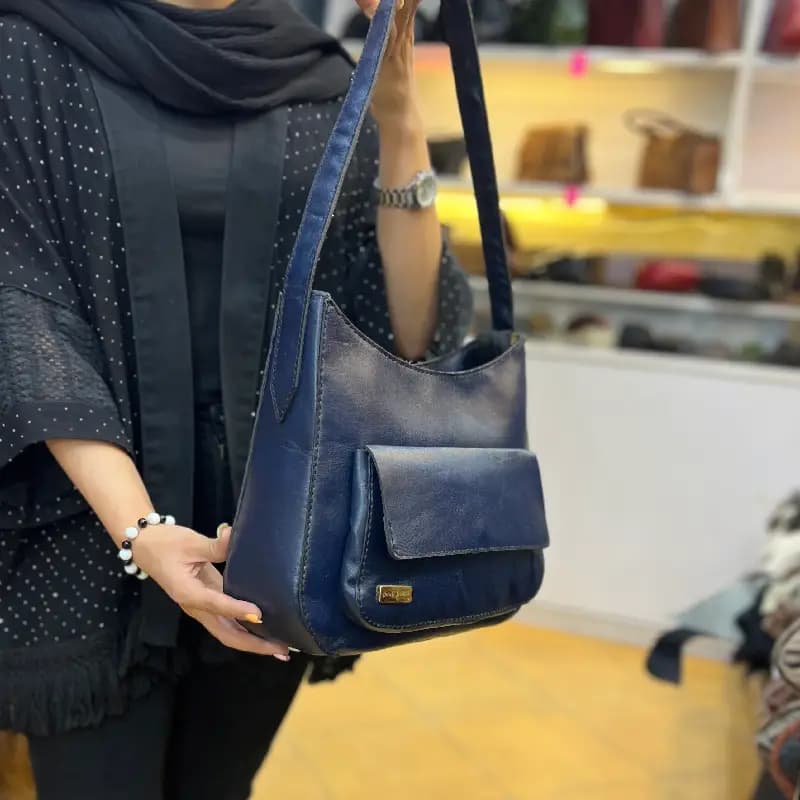کیف دستی و دوشی چرم کد ۳۷ — تصویر ۶