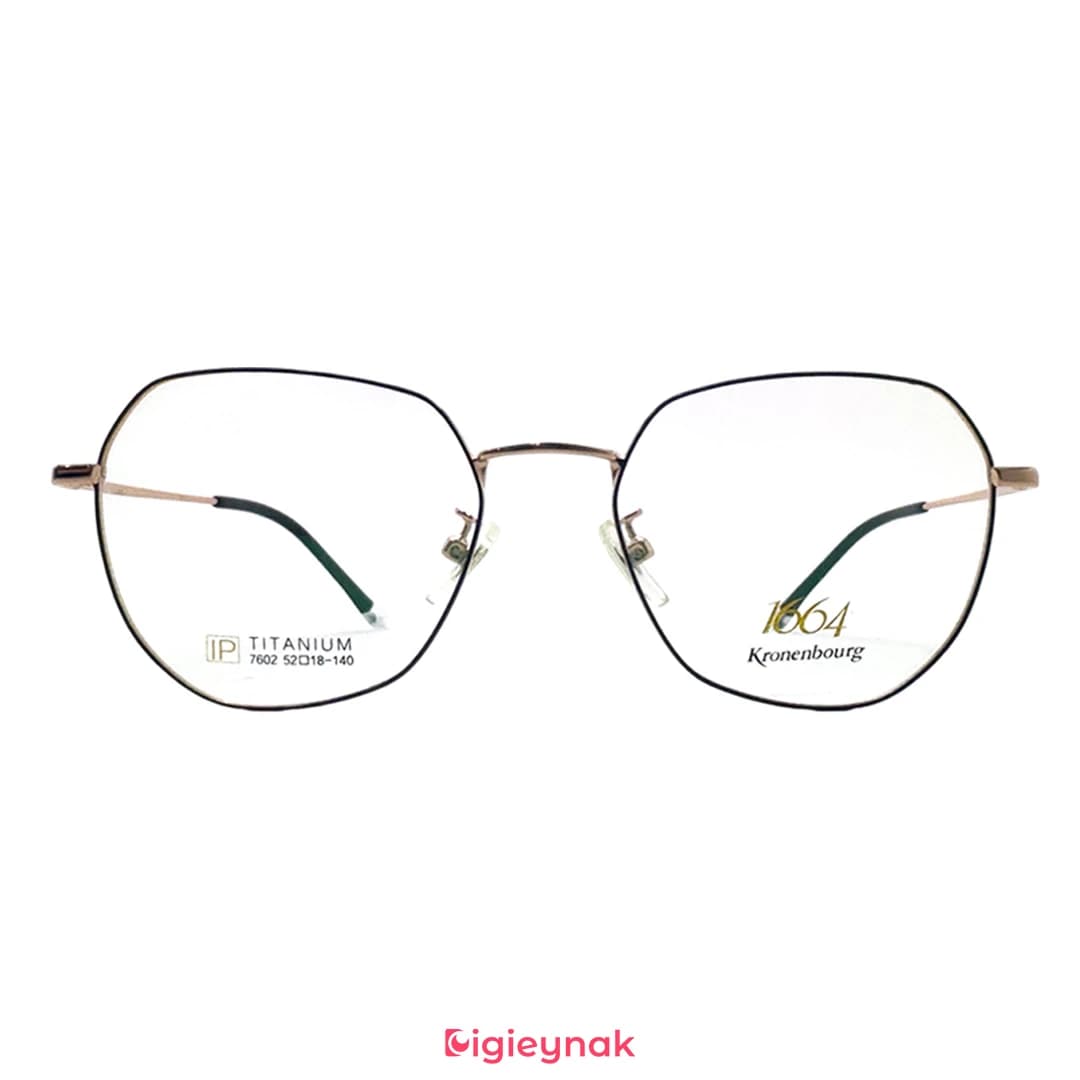 عینک طبی مشکی رزگلد آی پی تیتانیوم 7602<br><span>IP Titanium 7602</span>