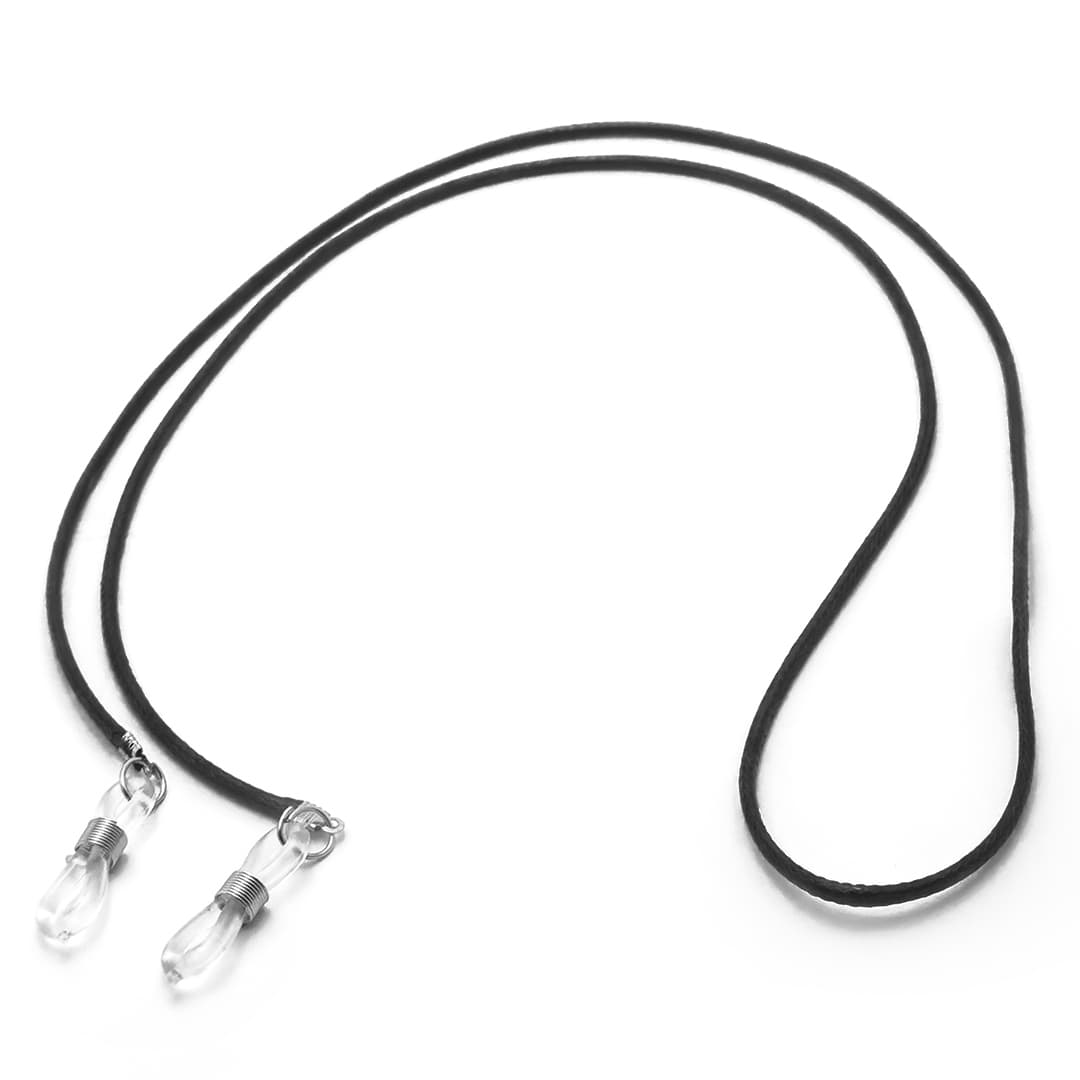 بند عینک چرمی مشکی<br><span>Glasses Strap AGS-07</span>