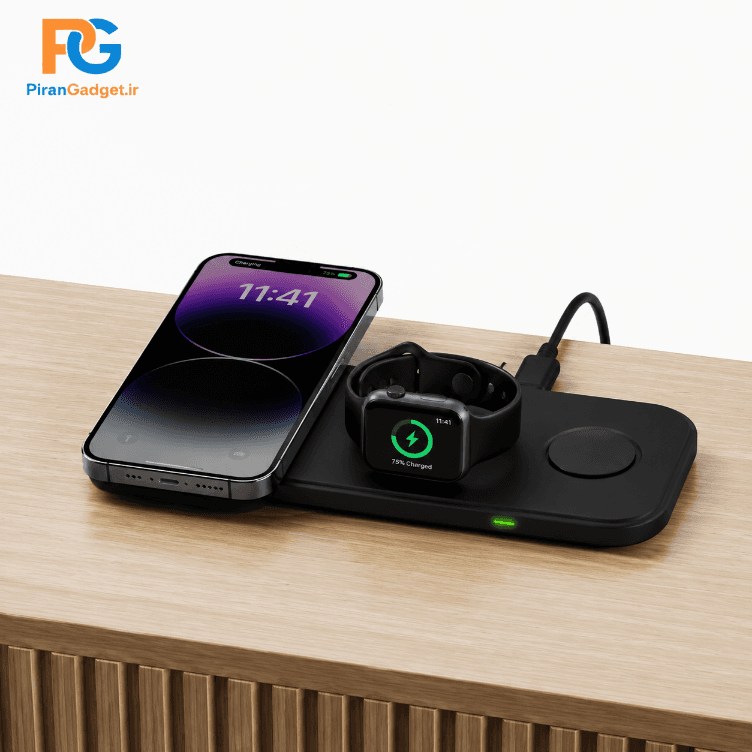 پد شارژر مغناطیسی ۲ کاره Hinyx مدل WavePad T4