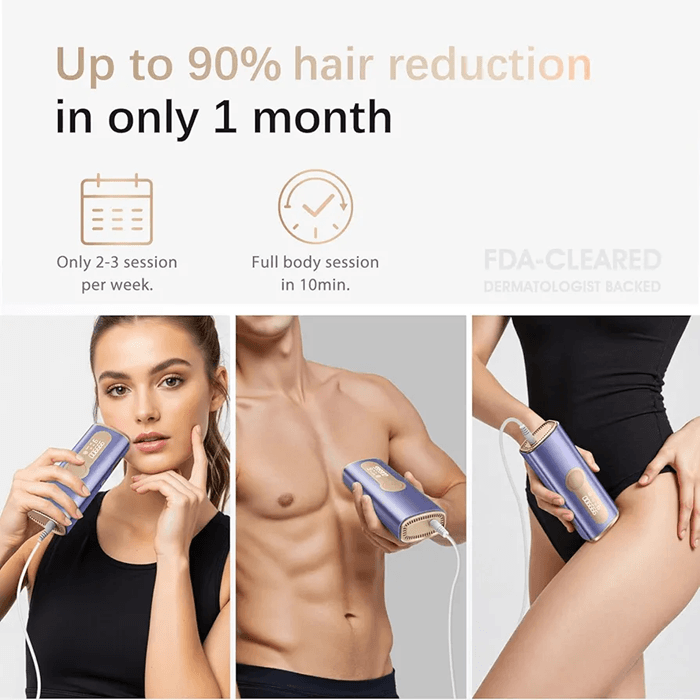 دستگاه لیزر خانگی مدل Haarlosy با فناوری IPL و خنککننده یخی سفارش آلمان — تصویر ۶