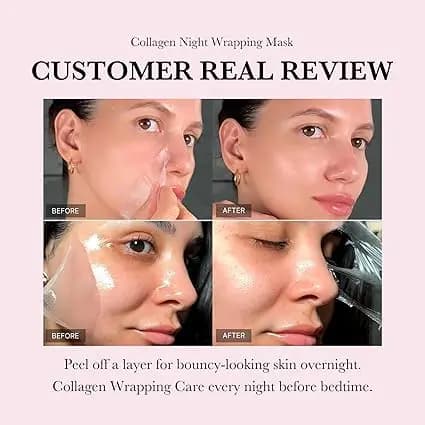 ماسک کلاژن مدی کیوب Medicube Collagen Overnight Wrapping — تصویر ۲