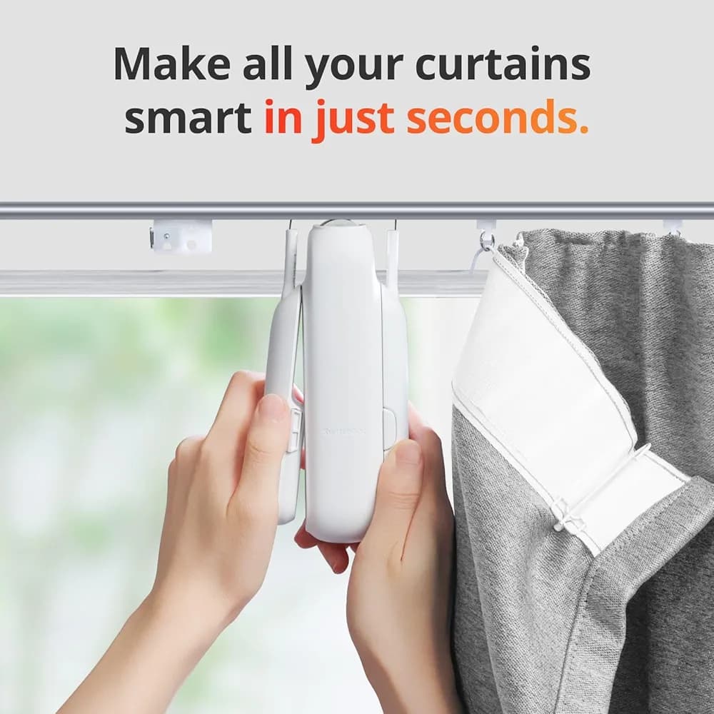 موتور هوشمند پرده SwitchBot Curtain 3 مدل U-Rail — تصویر ۵