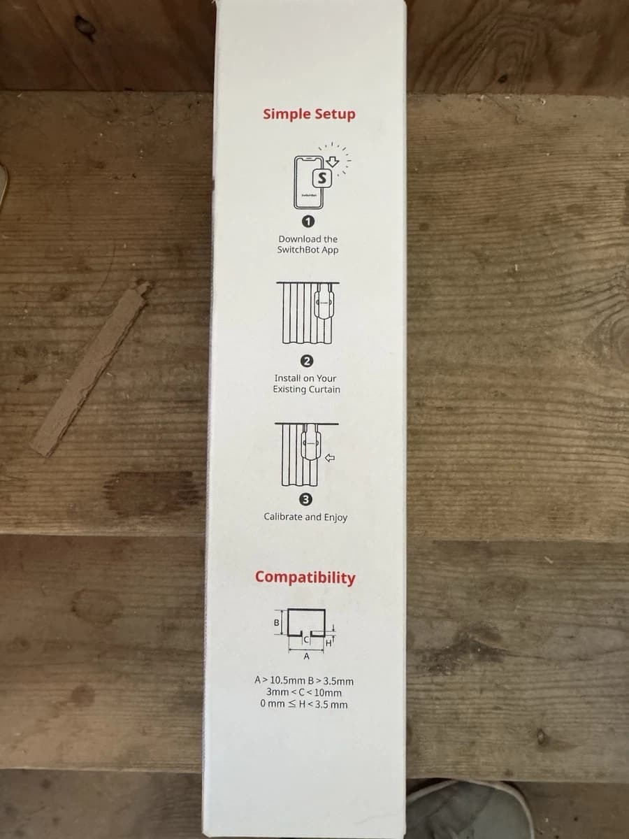 موتور هوشمند پرده SwitchBot Curtain 3 مدل U-Rail — تصویر ۳