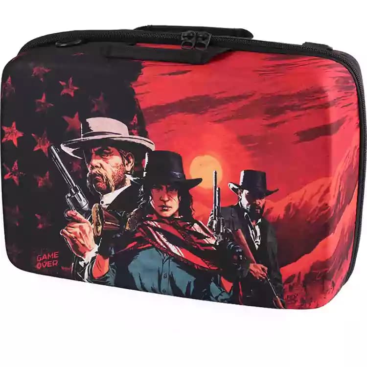 کیف کنسول بازی PS5 Slim طرح Red Dead Redemption 2 — تصویر ۴
