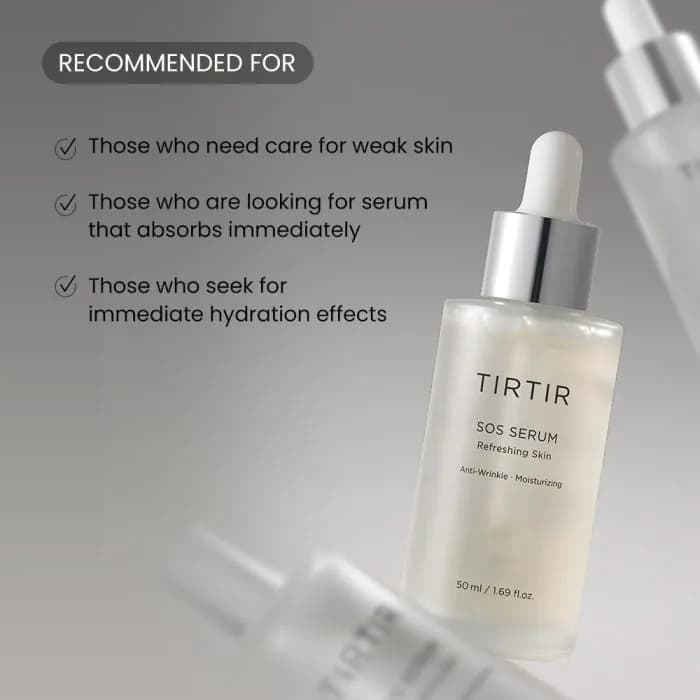 سرم SOS تیر تیر ضد چین و چروک و مرطوب کننده TIRTIR 50ML — تصویر ۵