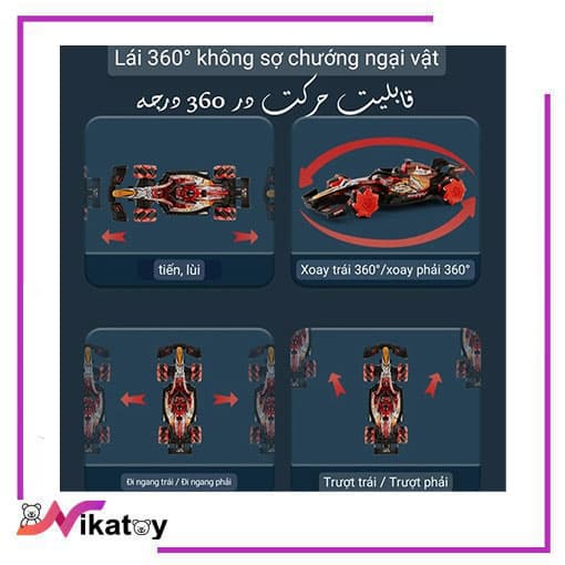 ماشین چرخ کپسولی کنترلی شارژی دودزا — تصویر ۶