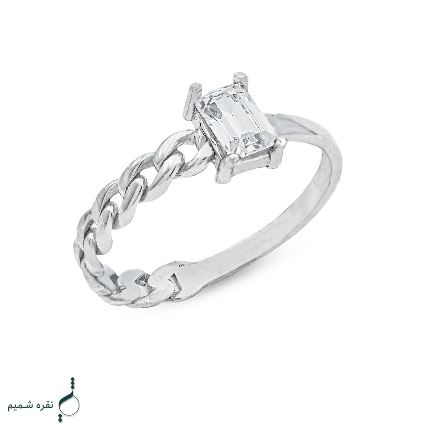 انگشتر نقره زنانه مدل AWO-K38