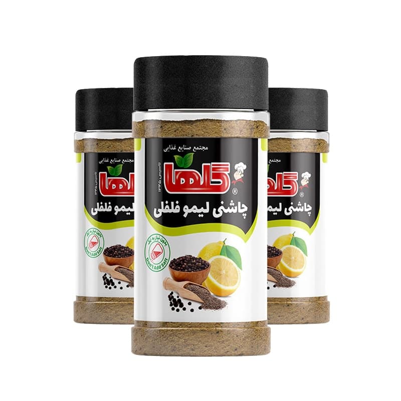 چاشنی لیمو فلفلی 100 گرم گلها (پت)