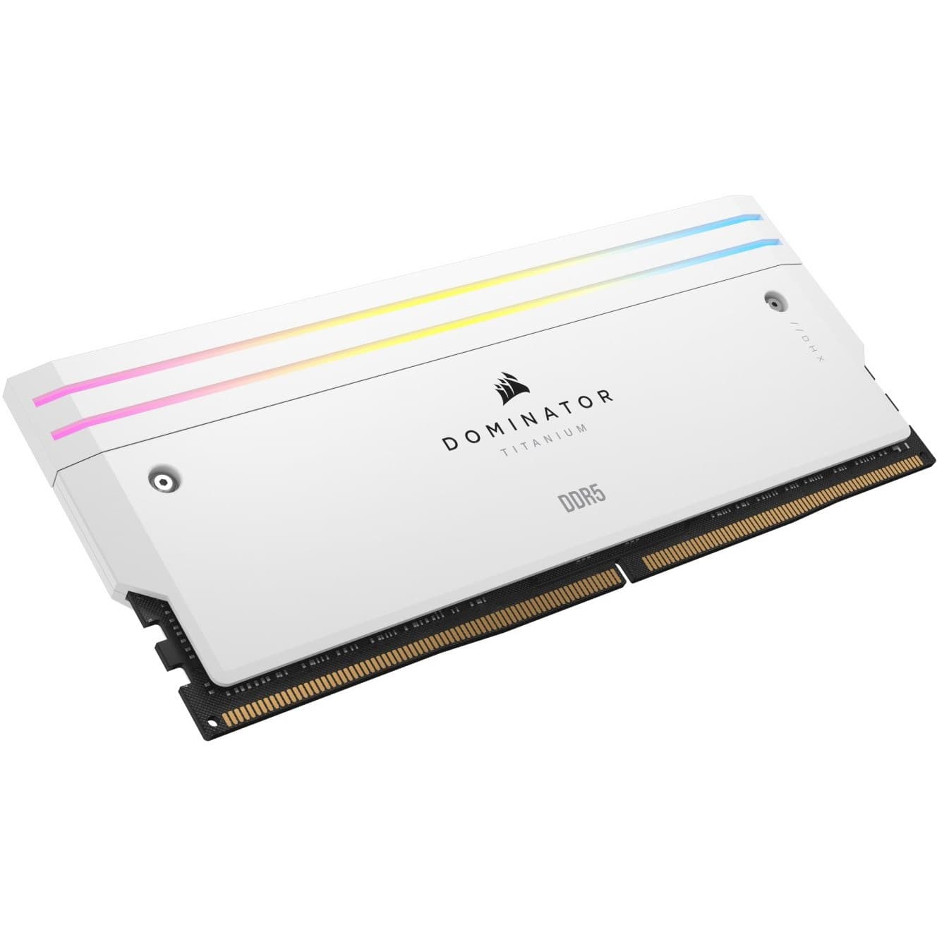 رم کورسیر DOMINATOR TITANIUM WH RGB 48GB 2x24GB 6000Mhz CL30 DDR5 — تصویر ۲