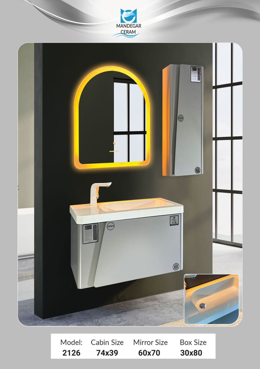روشویی کابینتی 2126 ماندگار سرام